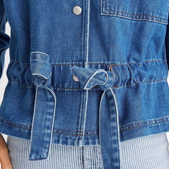 {{madewell}} Denim Southlake Military Jacket - Picture 4 of 9